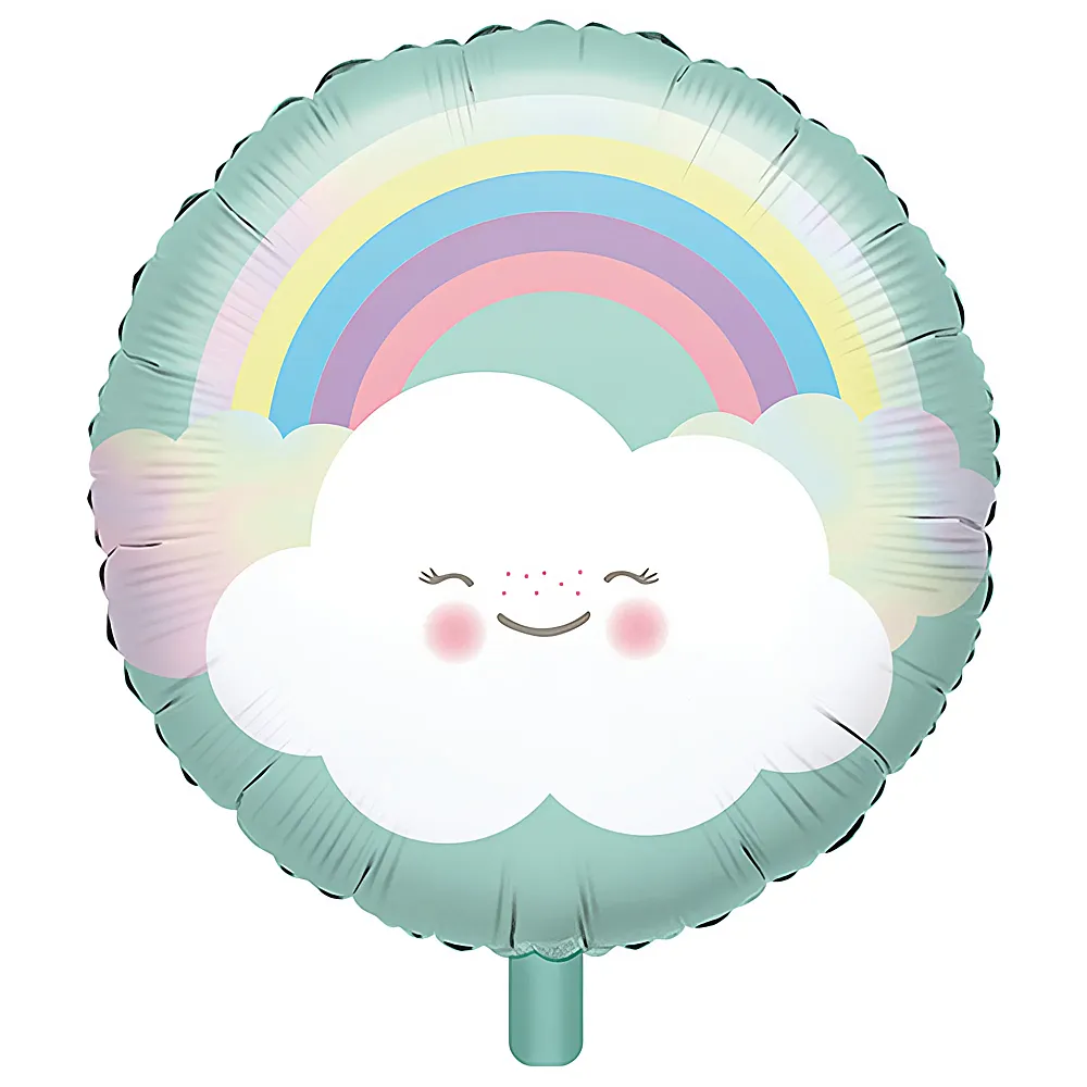 Amscan Folienballon Rainbow & Cloud 43cm | Kindergeburtstag