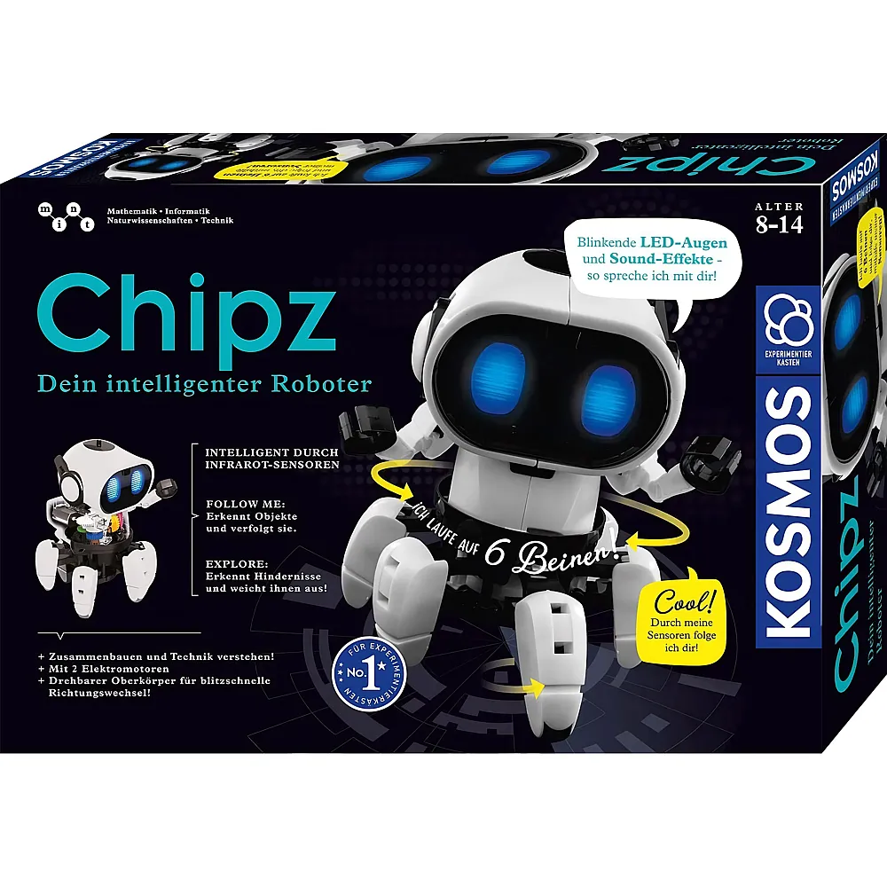 Kosmos Experimentierkasten Chipz - Intelligenter Roboter