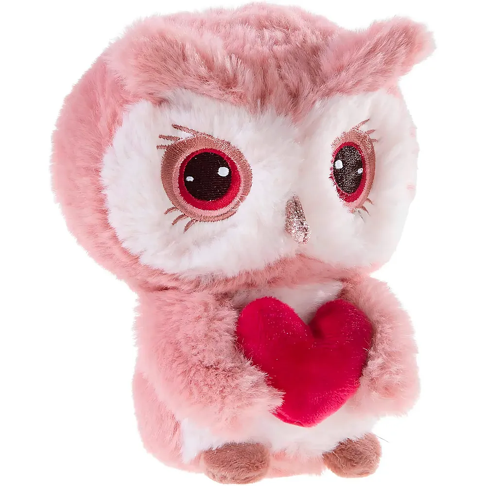 meinspielzeug - Heunec Young & Trendy Eule mit Herz - 10 cm | V�gel Pl�sch