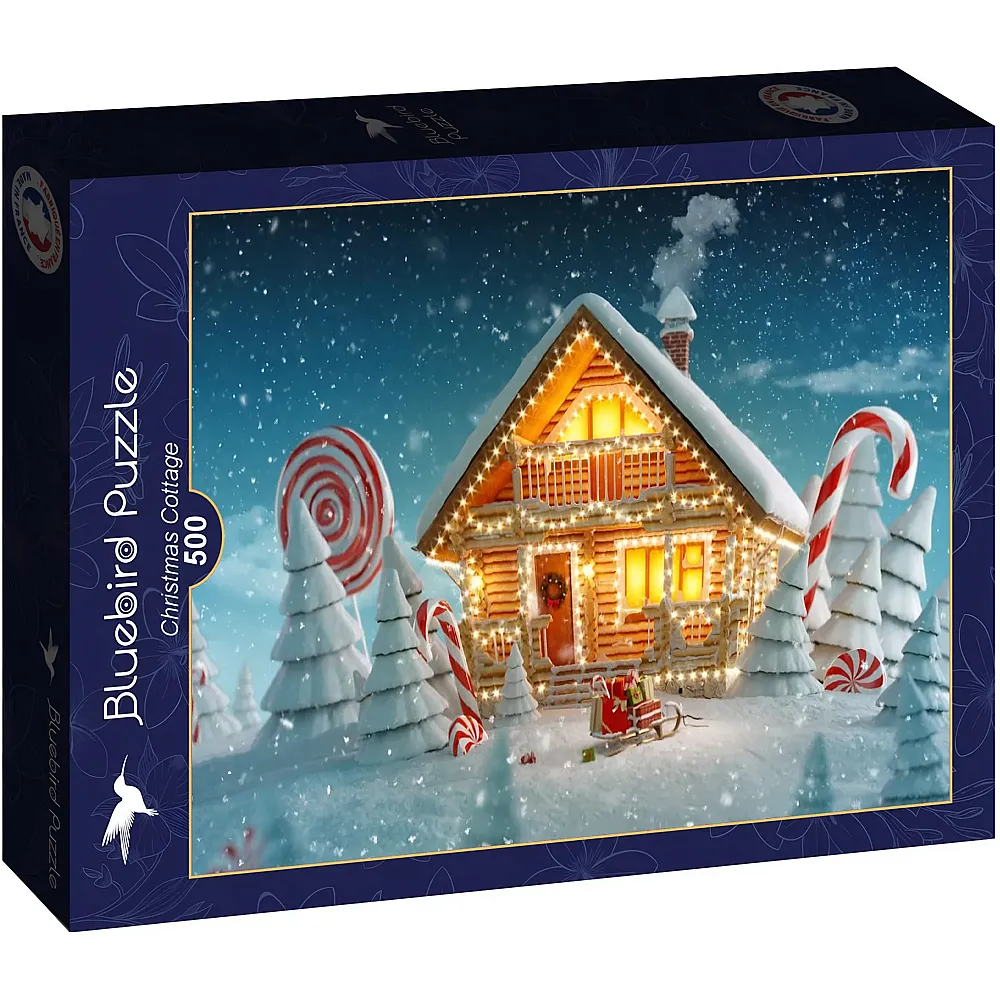 Bluebird Puzzle Christmas Cottage - 500 Teile