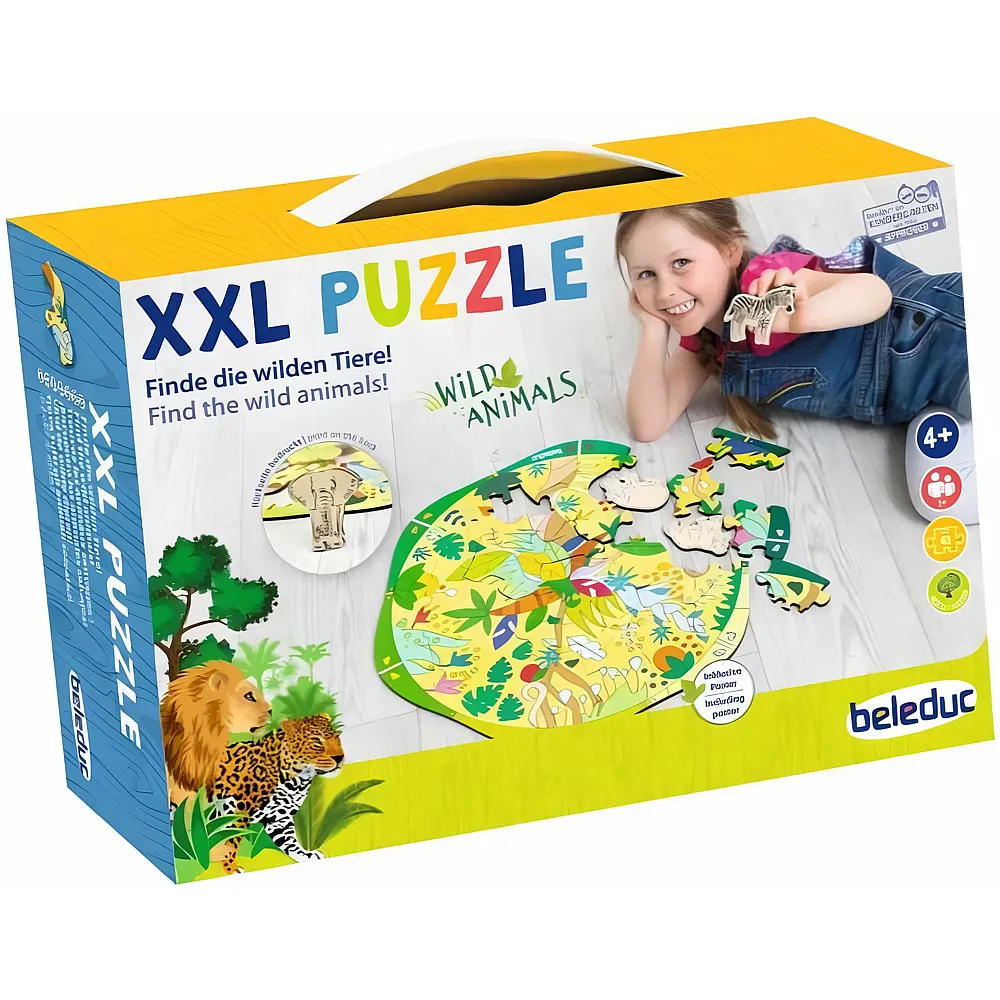 Beleduc XXL Puzzle Wild Animals