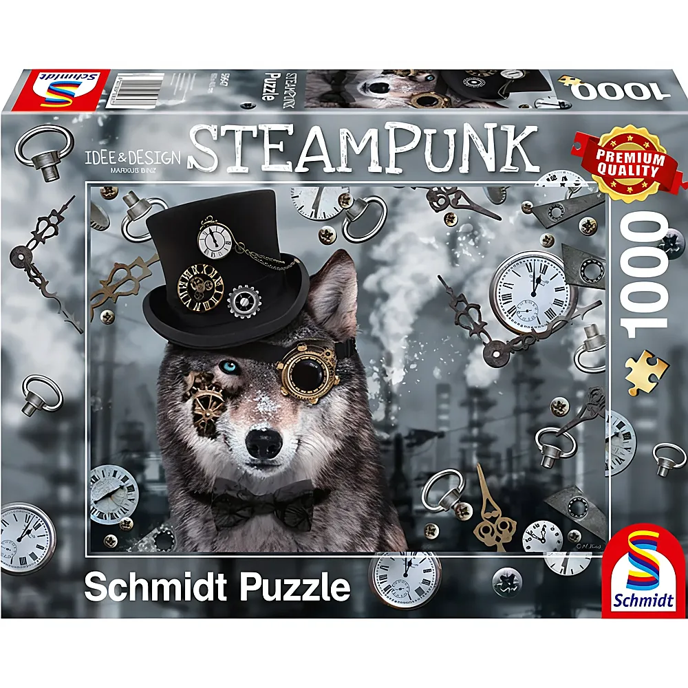 Schmidt Puzzle Steampunk Wolf 1000Teile