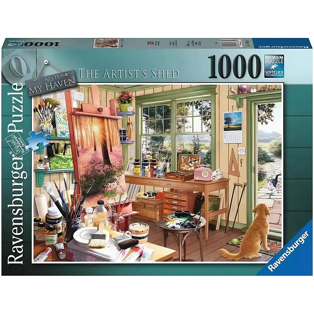 Ravensburger Puzzle The Artist's Shed 1000Teile