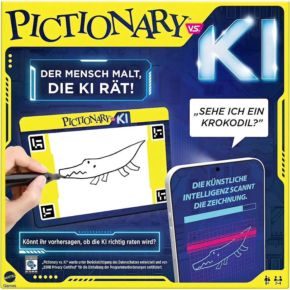 Mattel Games Pictionary vs AI - die moderne Variante des Klassikers - Deutsch