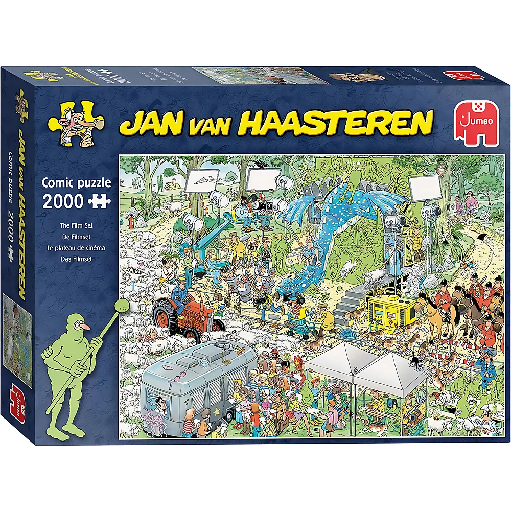 Jumbo Jan van Haasteren Puzzle - Das Filmset, 2000.