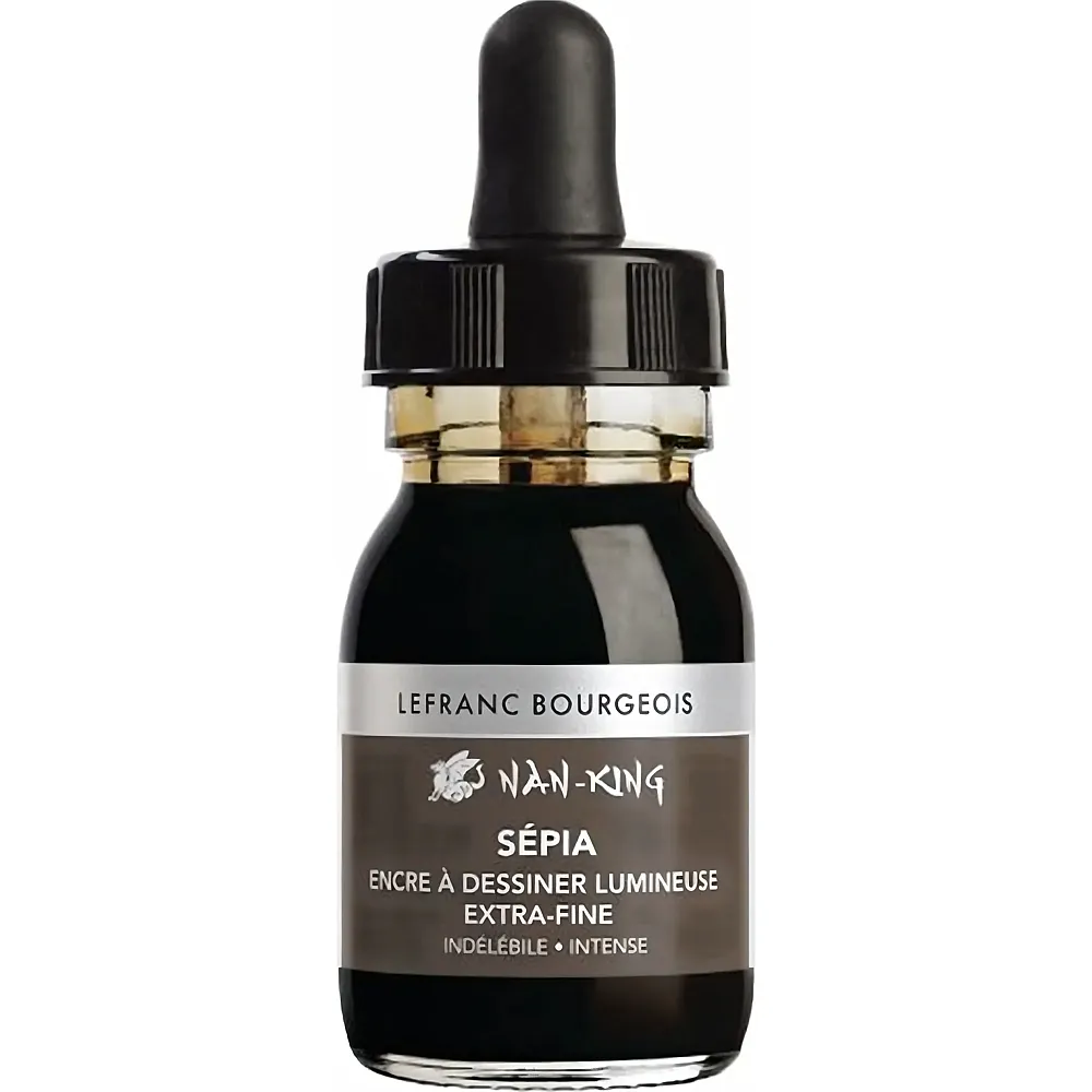 Lefranc Bourgeois Lfb Nan King Zeichentusche 30ml Flasche - Sepia - Suche