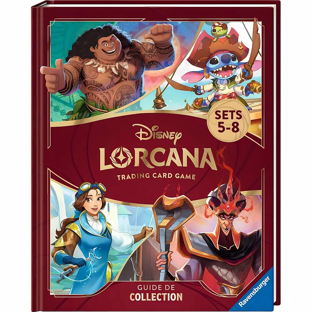 Ravensburger Disney Lorcana Guide de collection sets 5-8 - Franais
