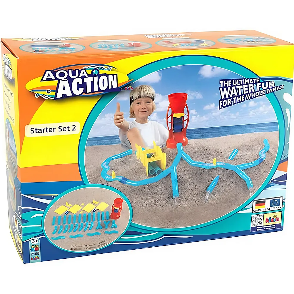 Theo Klein Aqua Action Sand Starter Set 2 38Teile | Sandkasten
