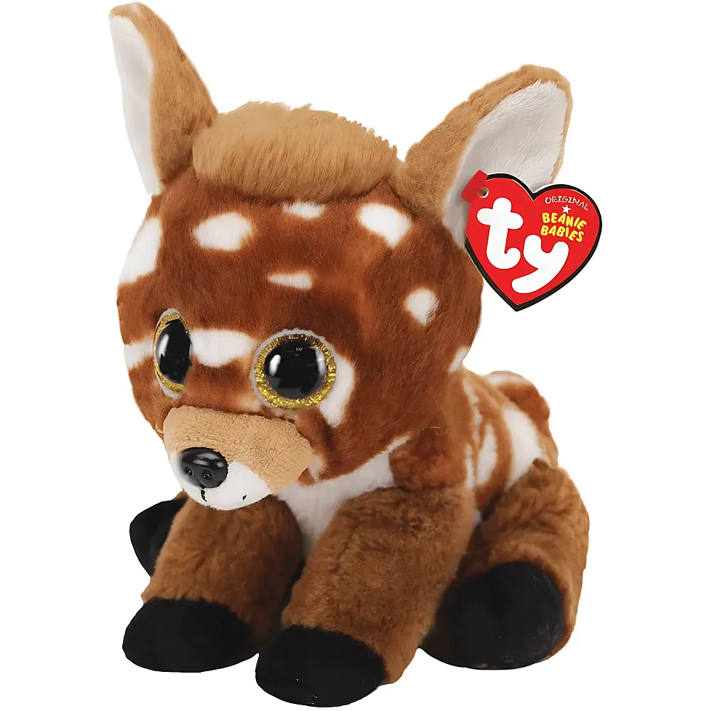 meinspielzeug - Ty Beanie Babies Buckley das Reh - 16 cm | Waldtiere Pl�sch