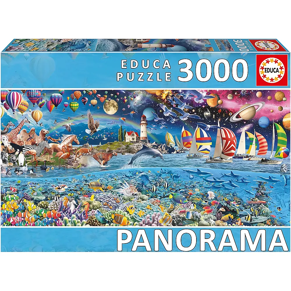 Educa Puzzle Lebenspanorama 3000Teile