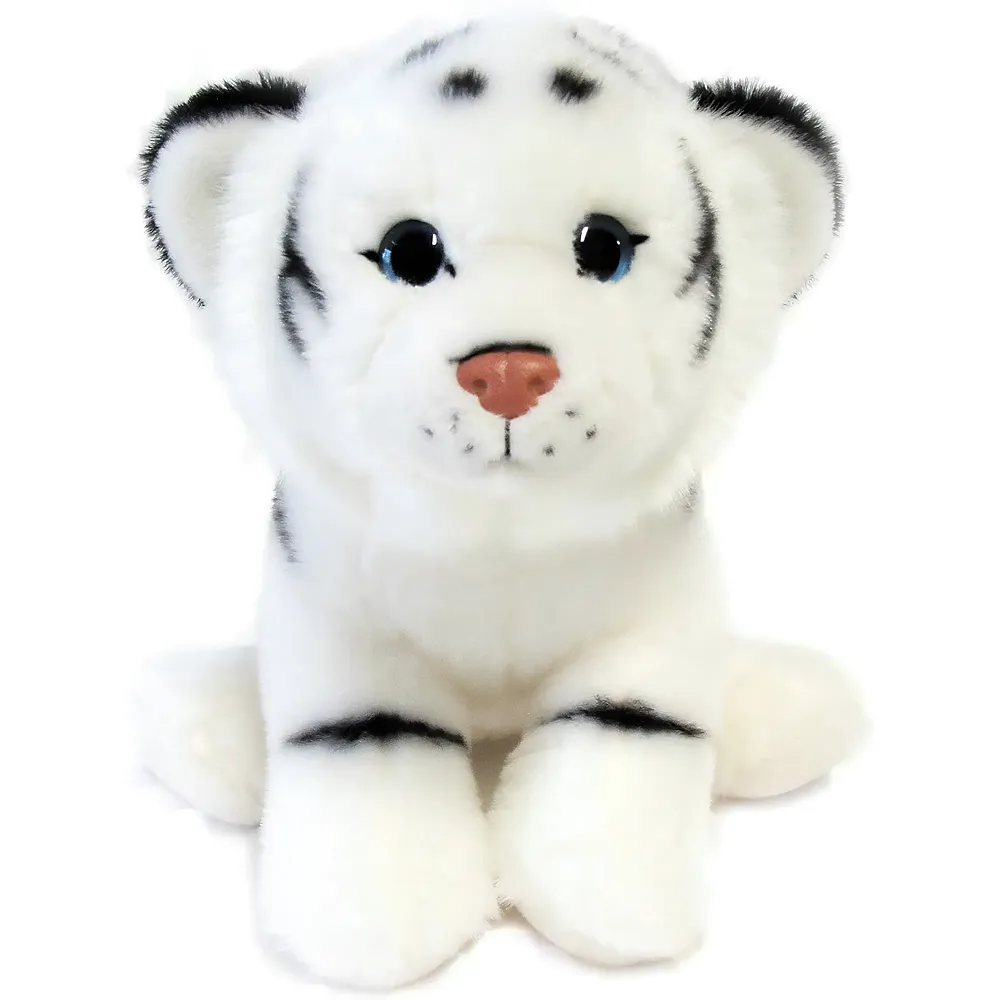 Bauer Tigre assis blanc - 25 cm