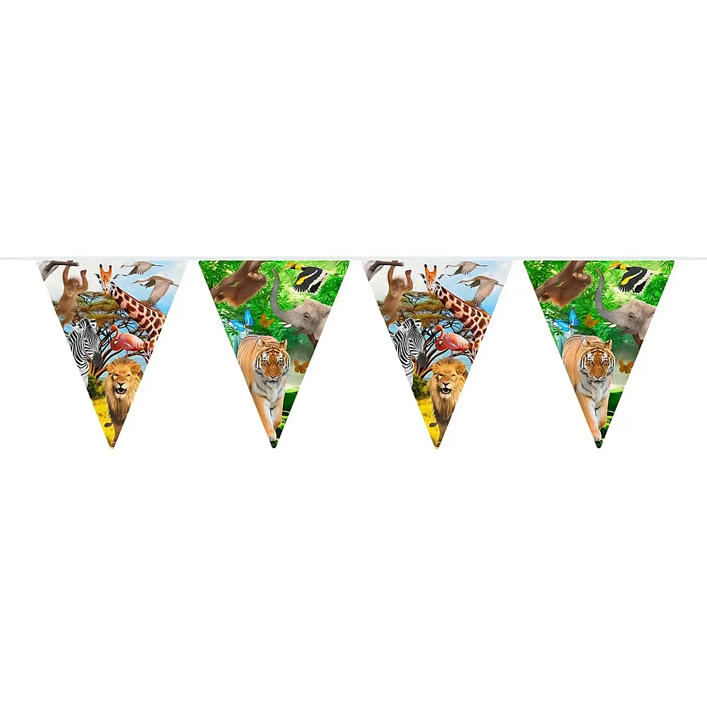 Folat Girlande Safari-Party - 10 m