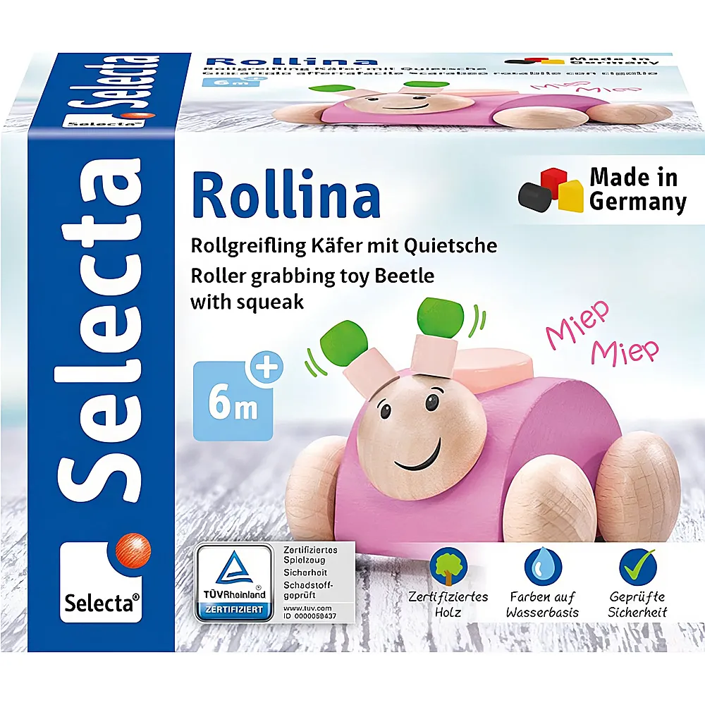 Selecta Greifling Rollina rosa | Greiflinge