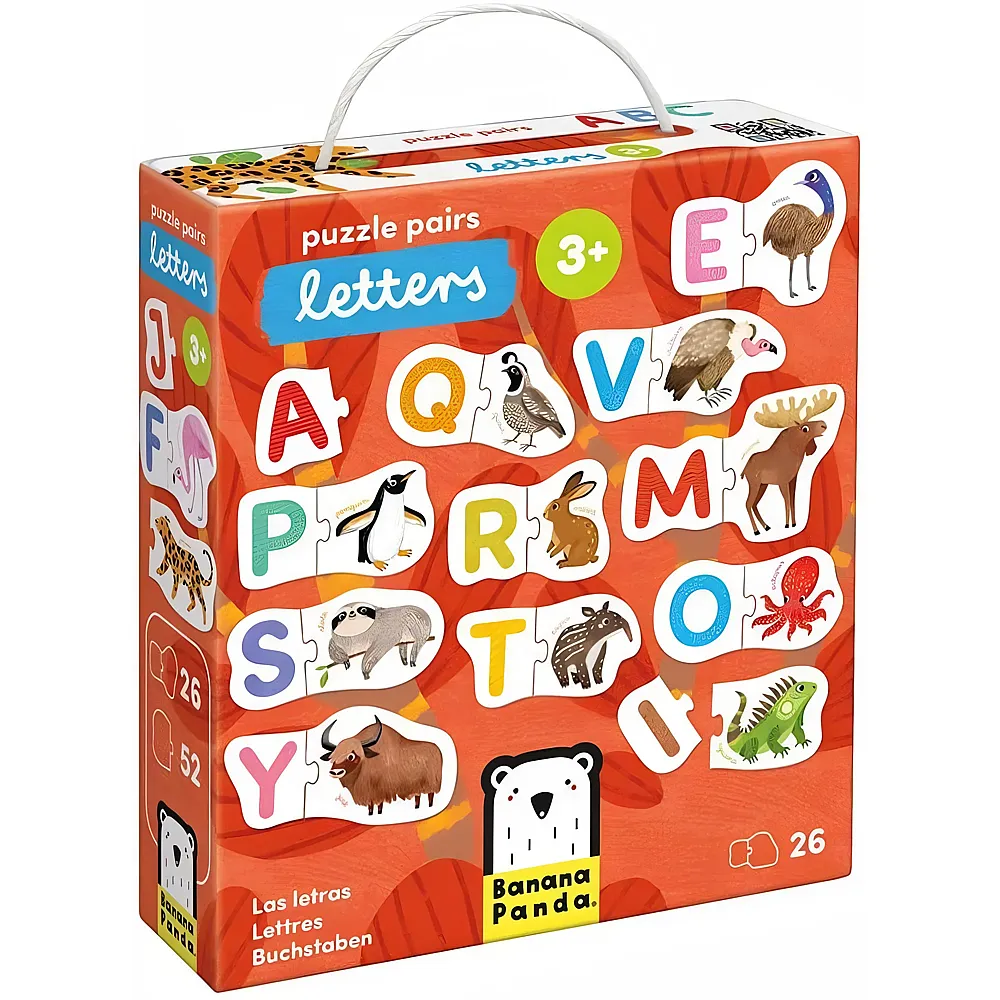 Banana Panda Puzzle Buchstaben-Tiere 26Teile