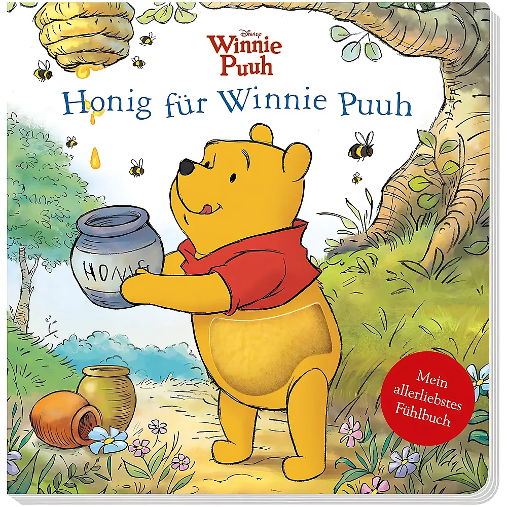 Panini Disney Winnie Puuh: Honig f�r Winnie Puuh - Pappbilderbuch mit F�hlelementen