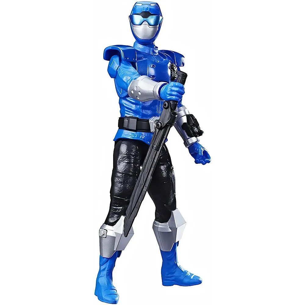 Power Rangers Hasbro E7803ES0 30 cm groe Beast Morphers Beast-X Blauer Ranger Action-Figur TV-Serie