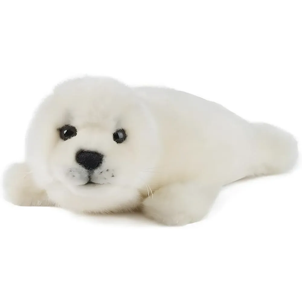 Living Nature Robbenwelpe Cr�me - 20 cm | Meerestiere Pl�sch