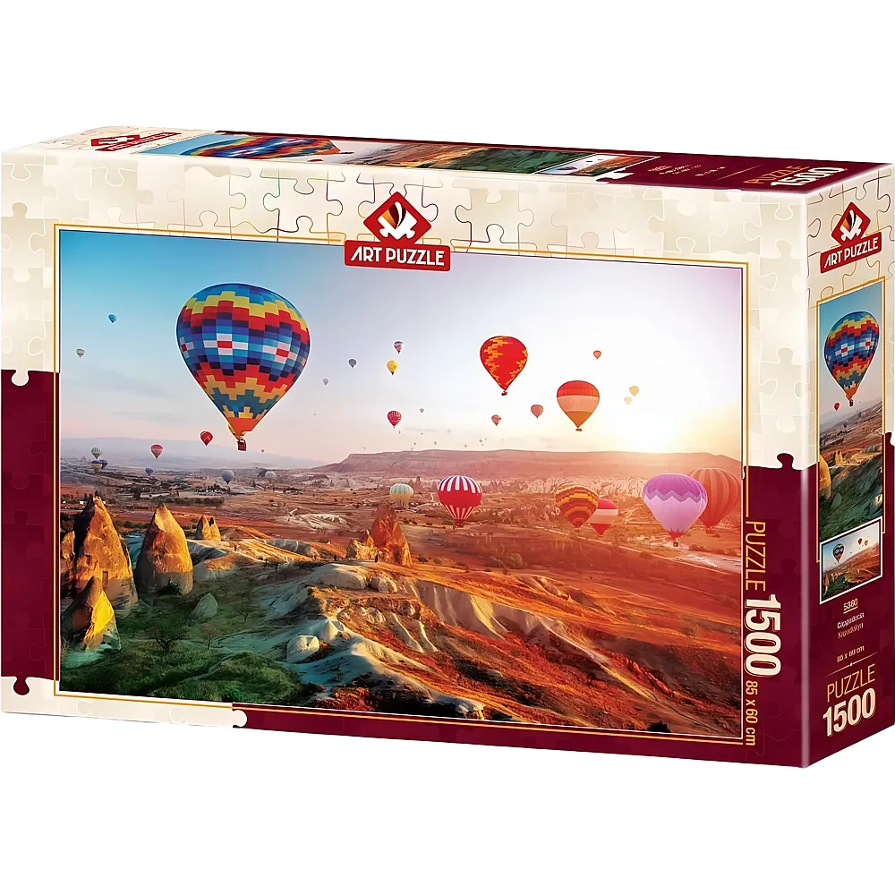Art Puzzle Heissluftballone �ber Kappadokien - 1500 Teile