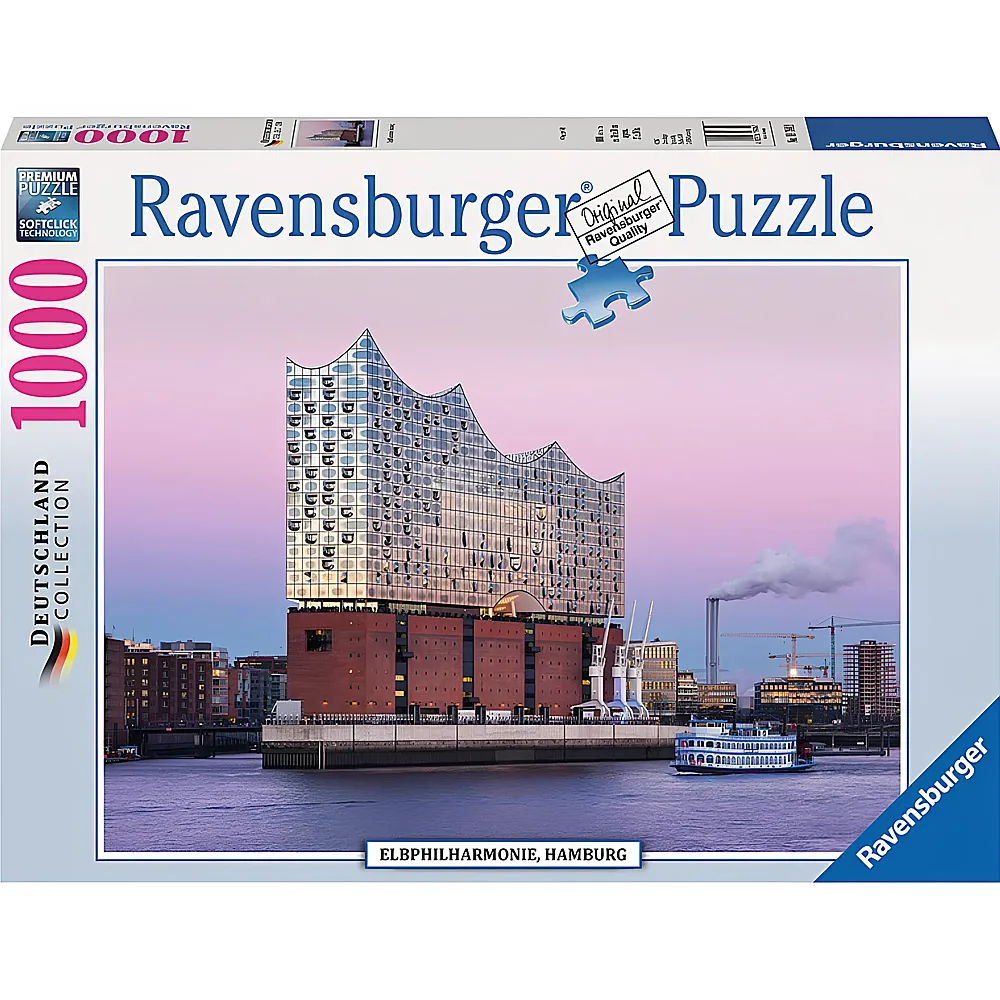 Ravensburger Puzzle Elbphilharmonie Hamburg 1000Teile