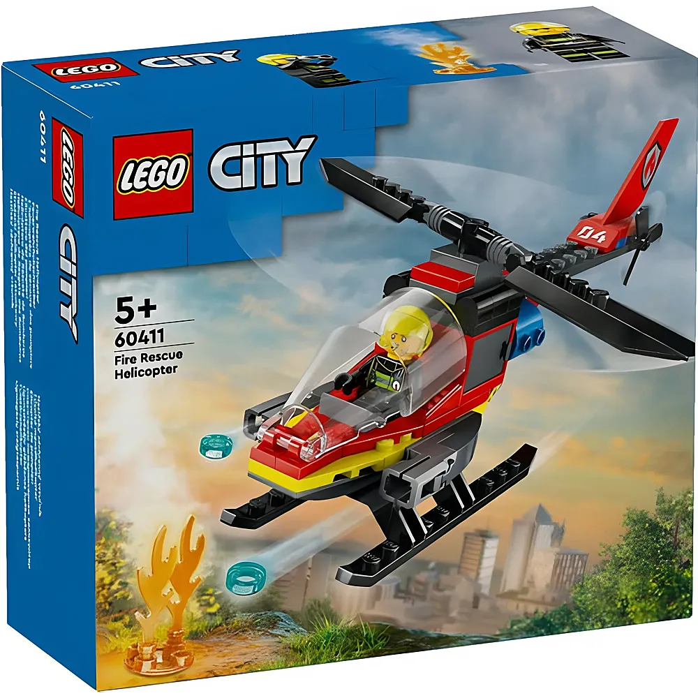 LEGO City Feuerwehr-Hubschrauber 60411
