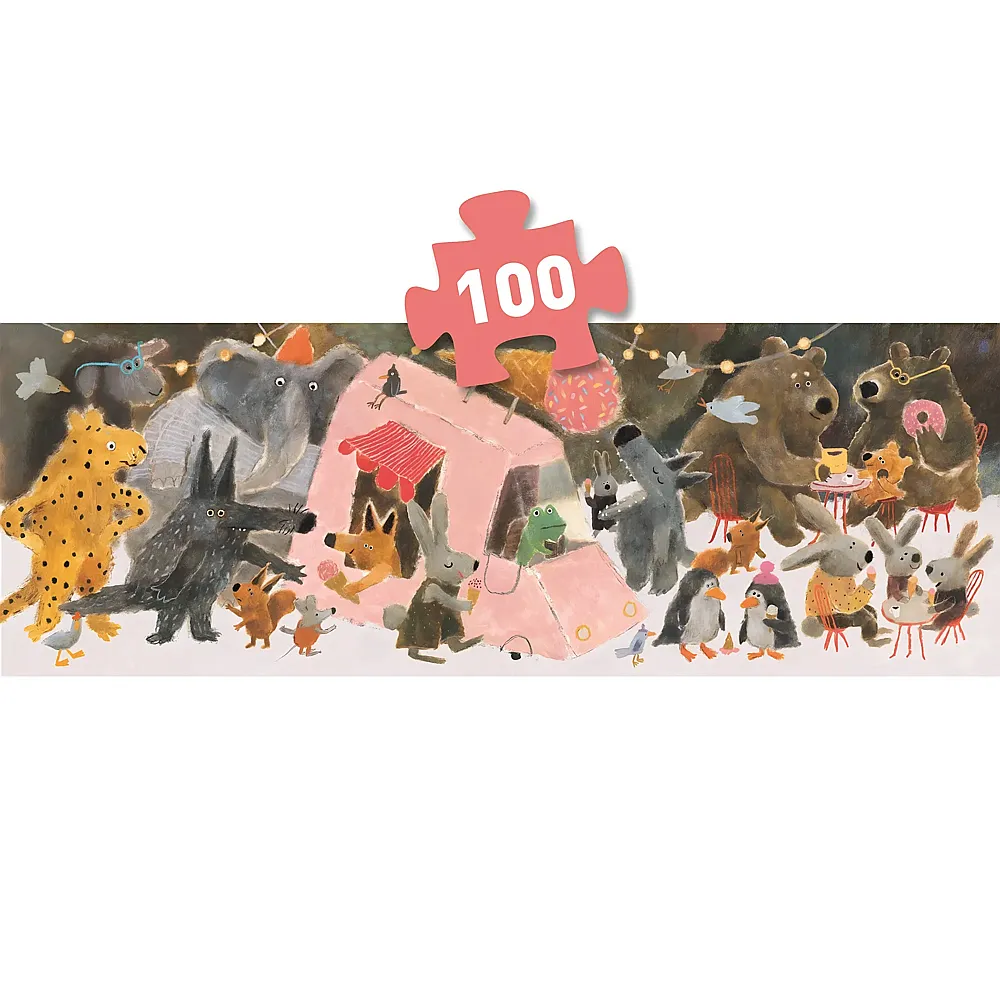 Djeco Puzzle Gallery The park 100 Teile