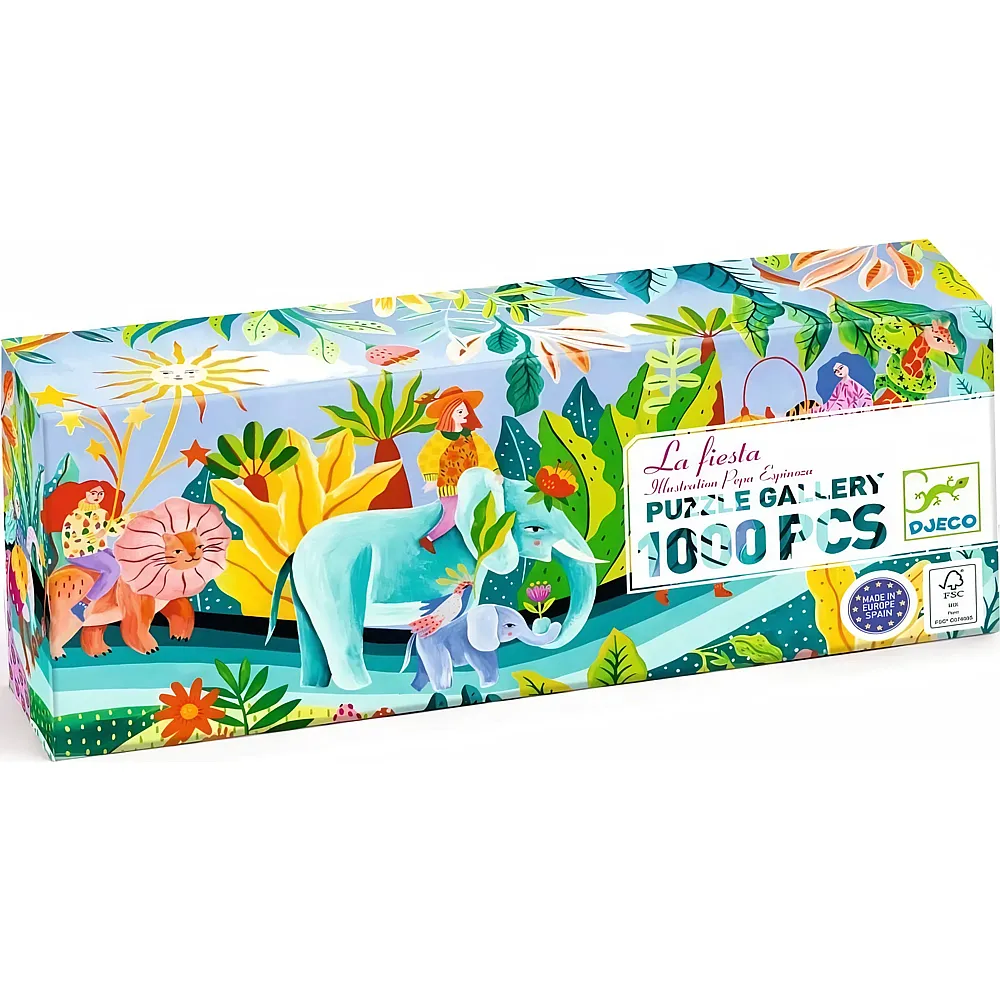 Djeco Puzzle Gallery La fiesta 1000 Teile