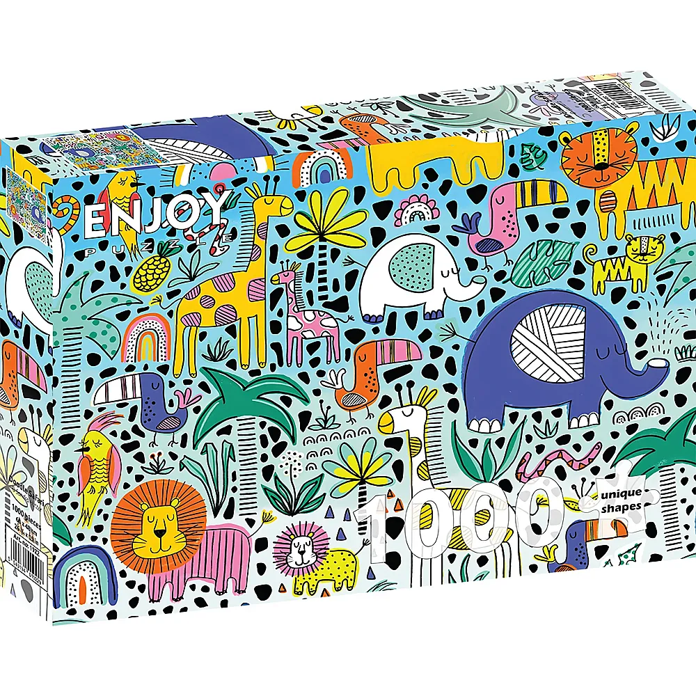 Enjoy Puzzle Doodle Safari - 1000 Teile