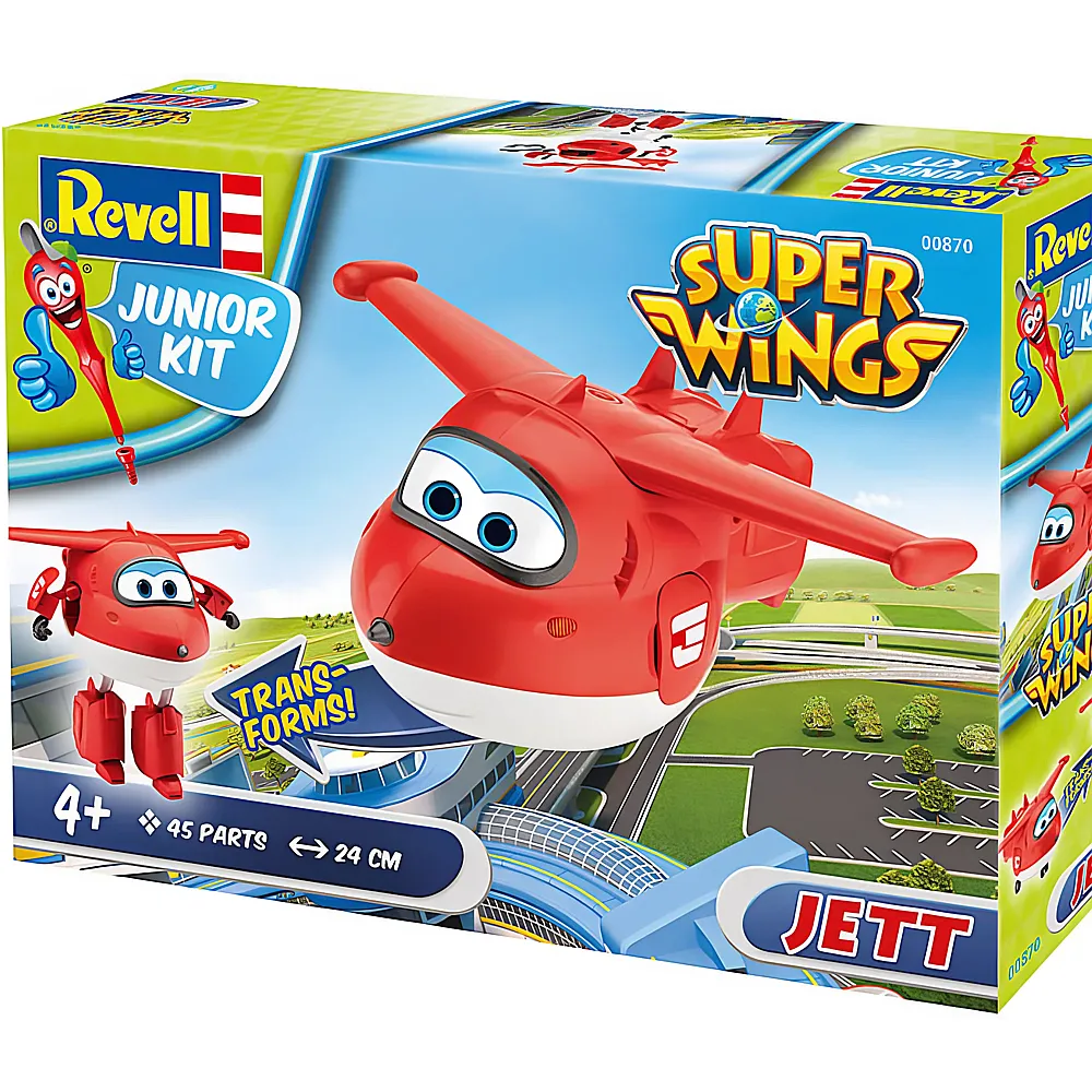 Revell Junior Kit Super Wings Jett 45Teile