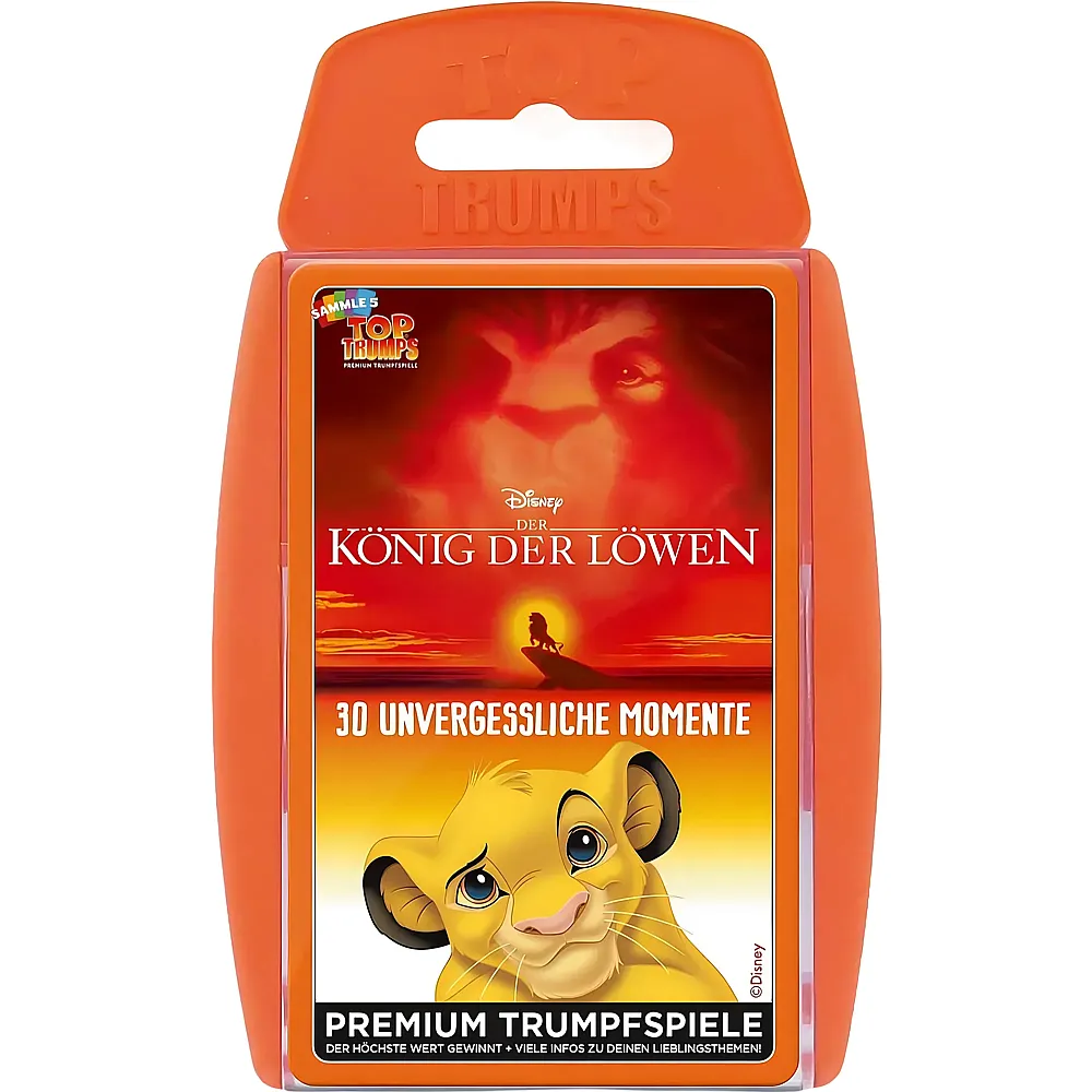 Winning Moves Top Trumps K�nig der L�wen: Das Kartenspiel - Deutsch