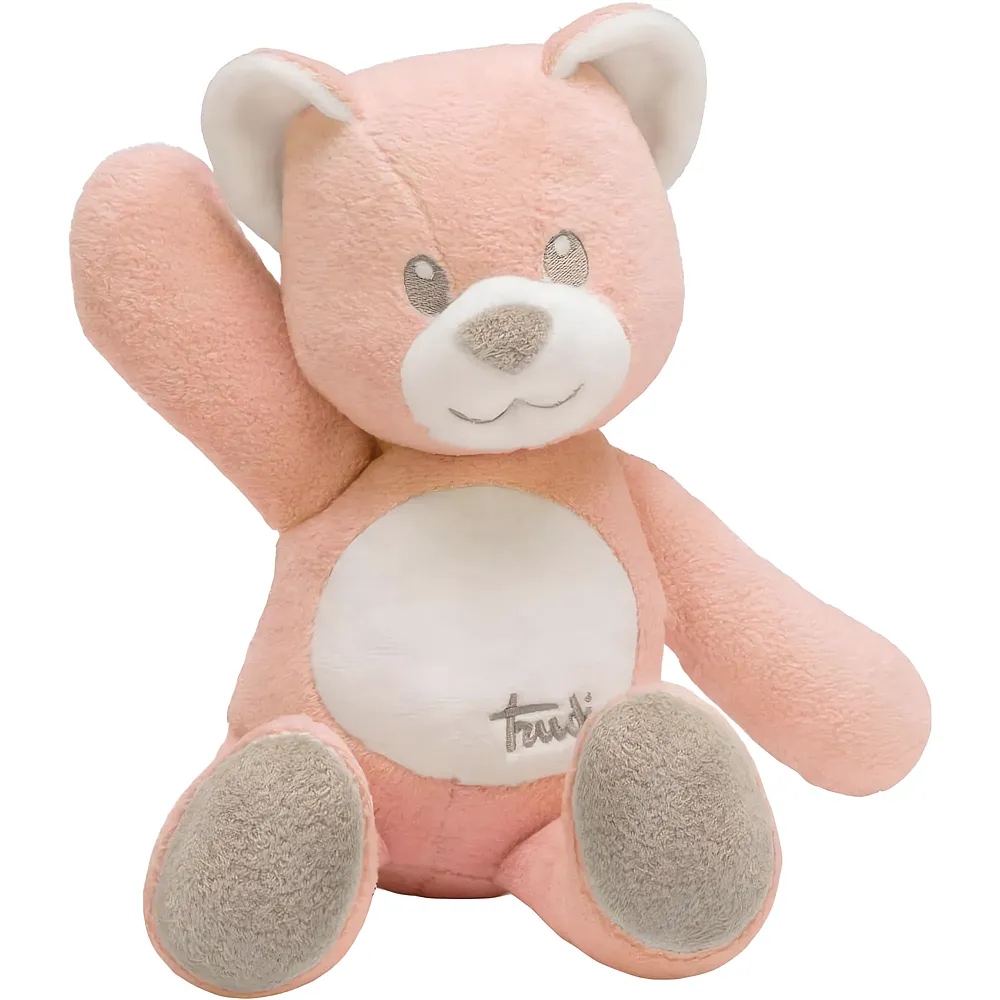 Trudi Rosa Cremino B�r Baby Teddyb�r Pl�sch, Geburtsgeschenk 0+ Neugeborene  36x17x12cm Gr�sse M Baby  Modell