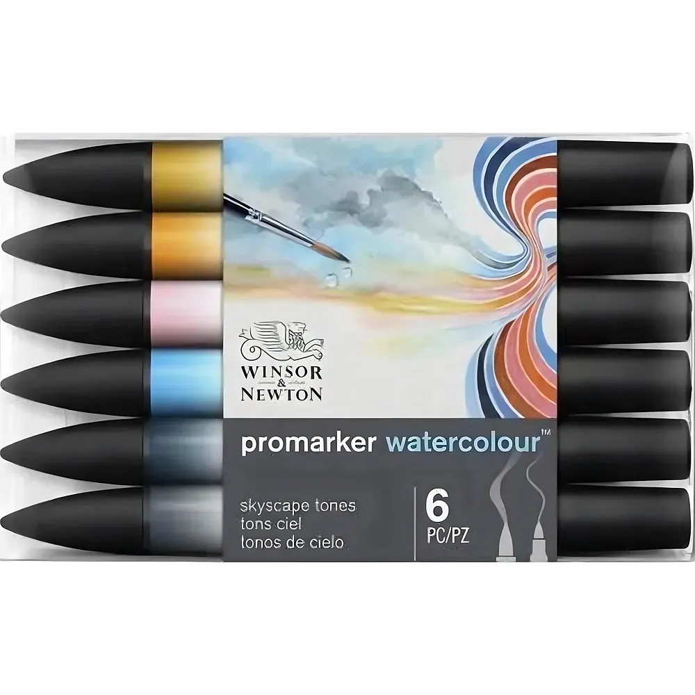 meinspielzeug - Winsor & Newton W&n Promarker Watercolour 6er Set Himmelstne