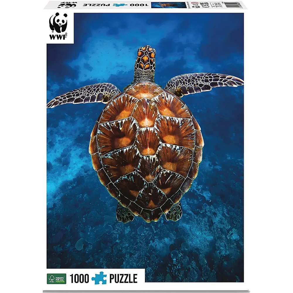 Ambassador Puzzle WWF Meeresschildkrte 1000Teile