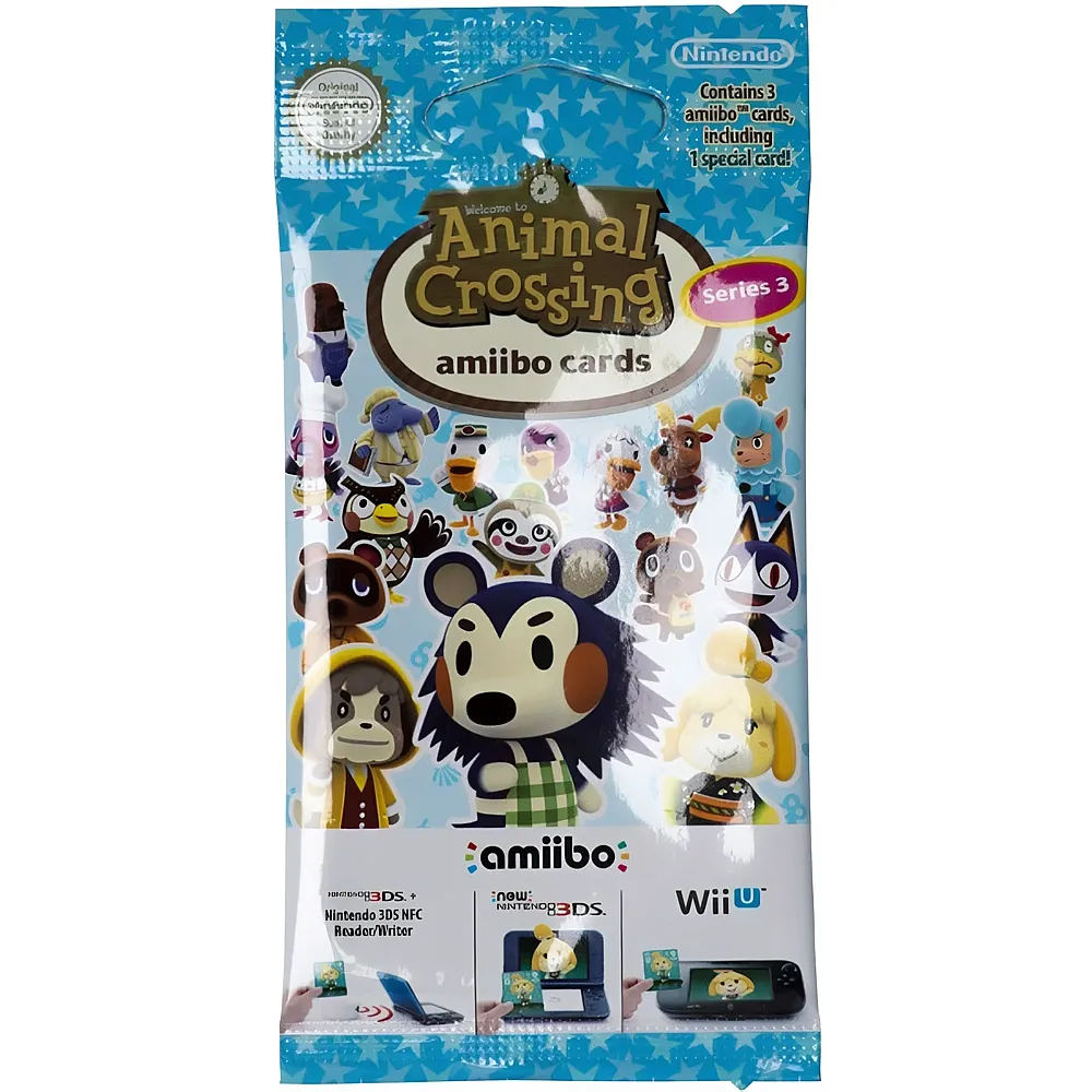 Nintendo amiibo Cards Animal Crossing: Series 3 2er Pack