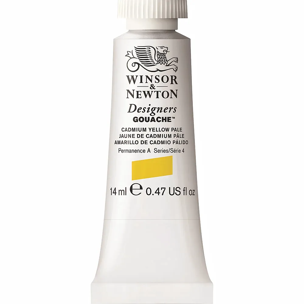 meinspielzeug - Winsor & Newton W&n Designers Gouache 14ml Tube Kadmiumgelfb Hell