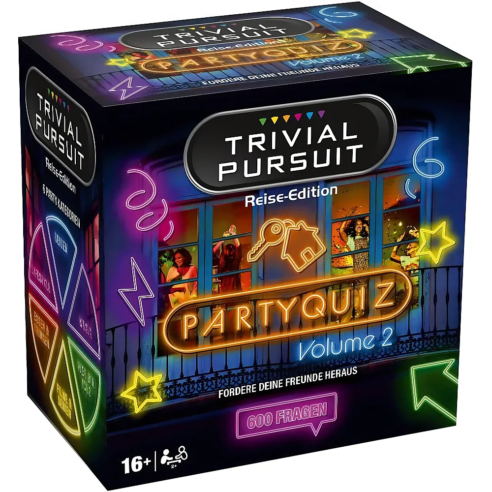 Winning Moves Trivial Pursuit Reise-Edition Partyquiz Volume 2 - Deutsch