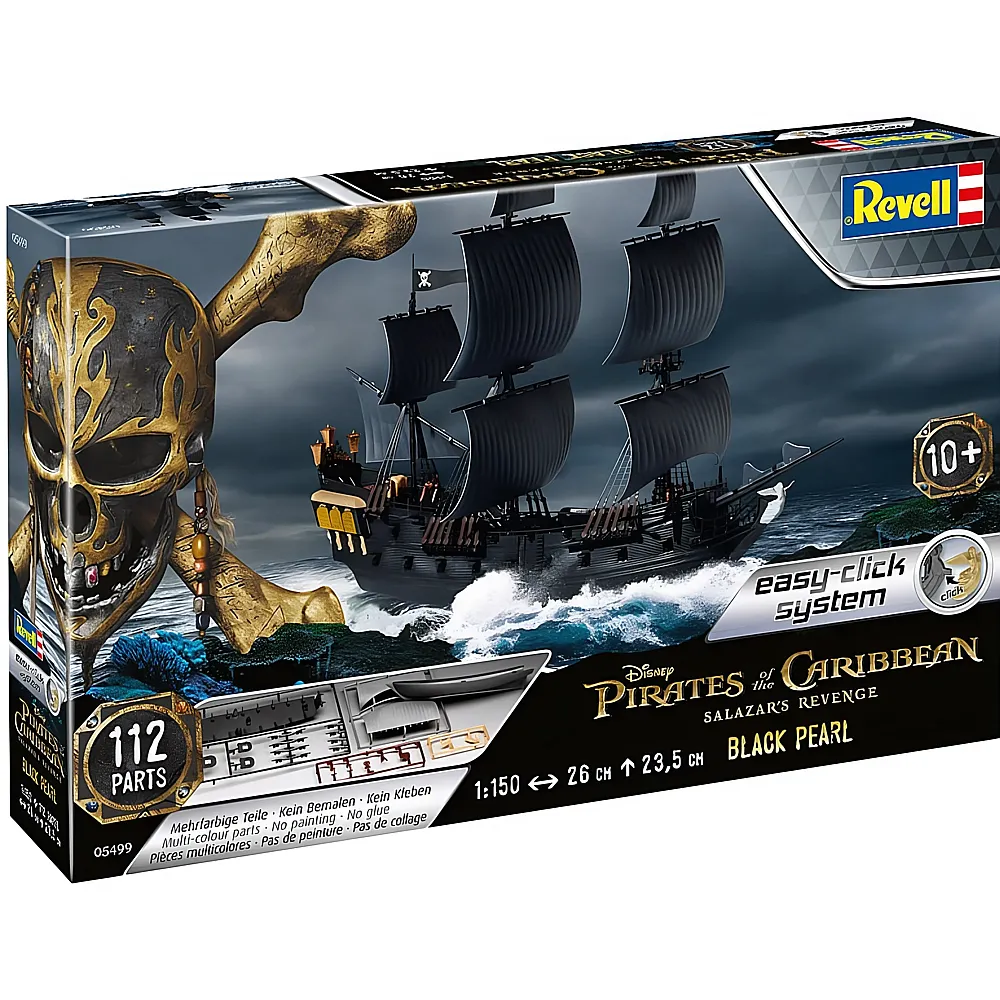 Revell Easy-Click Piratenschiff Black Pearl 112Teile