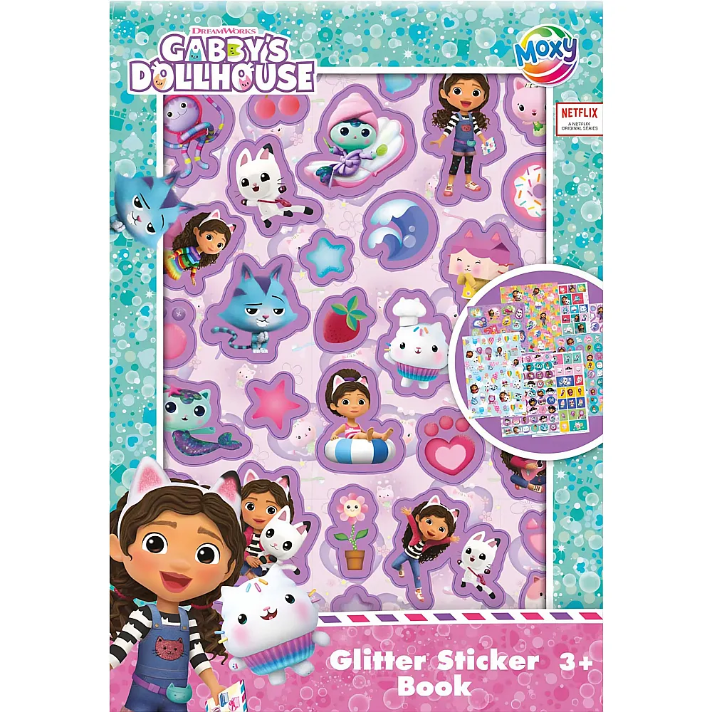 Creative Craft Group Glitzer-Stickerbuch  Gabby's Dollhouse