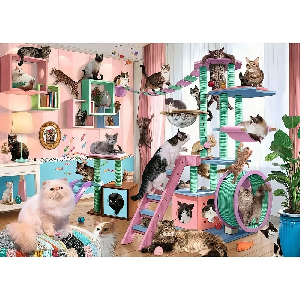 Ravensburger Puzzle Cat Tree Heaven - 1000 Teile - Puzzle 1000 Teile