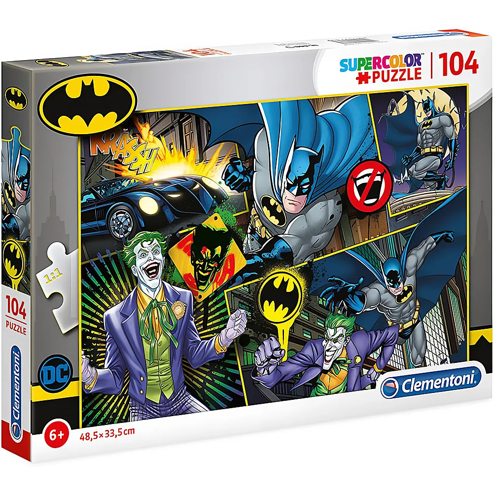 Clementoni Puzzle Supercolor Batman 104Teile