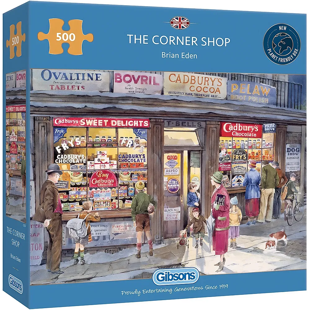 Gibsons Puzzle Brian Eden The Corner Shop - 500 Teile