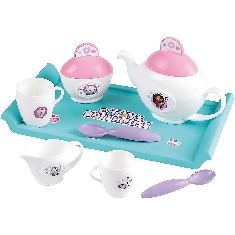 Smoby Gabby's Dollhouse Teeservice 8Teile