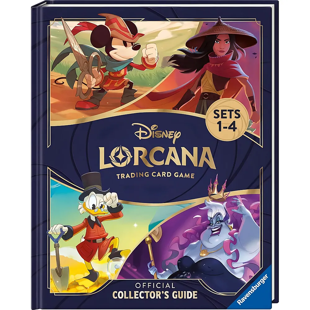 Ravensburger Disney Lorcana Official Collector's Guide Sets 1-4 - English
