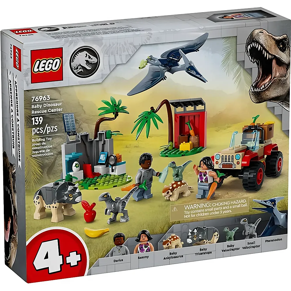 LEGO Jurassic World Rettungszentrum fr Baby-Dinos 76963