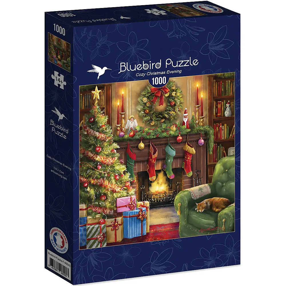 Bluebird Puzzle Cozy Christmas Evening 1000Teile