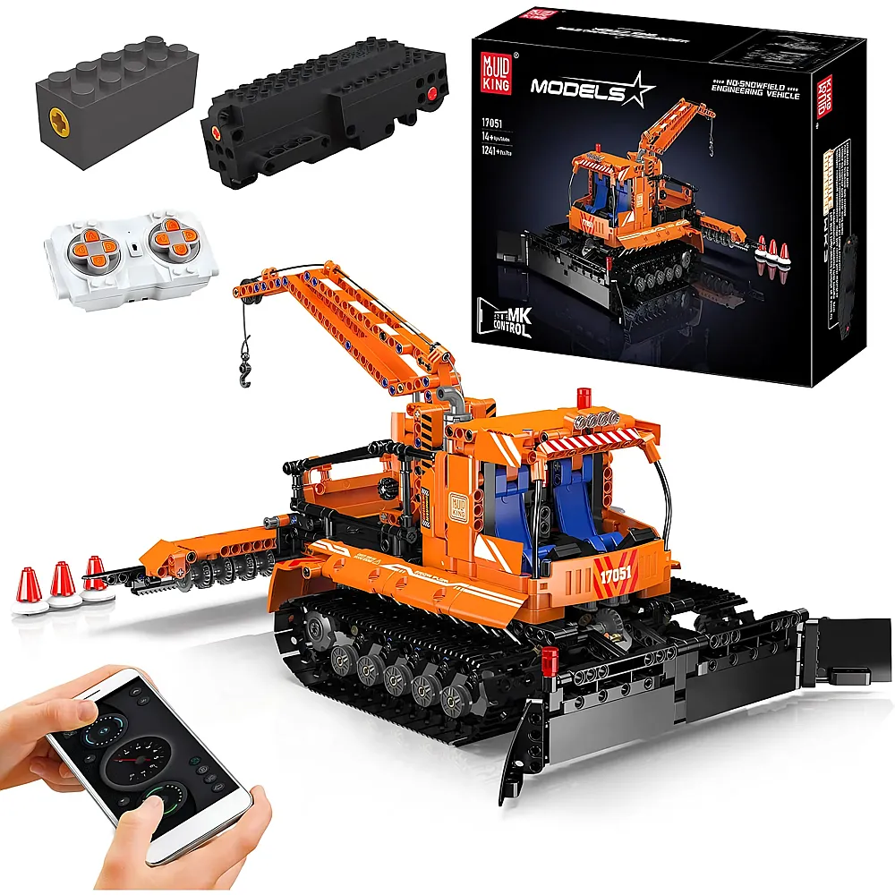 Mould King Models Schneepflug mit Fernbedienung 17051