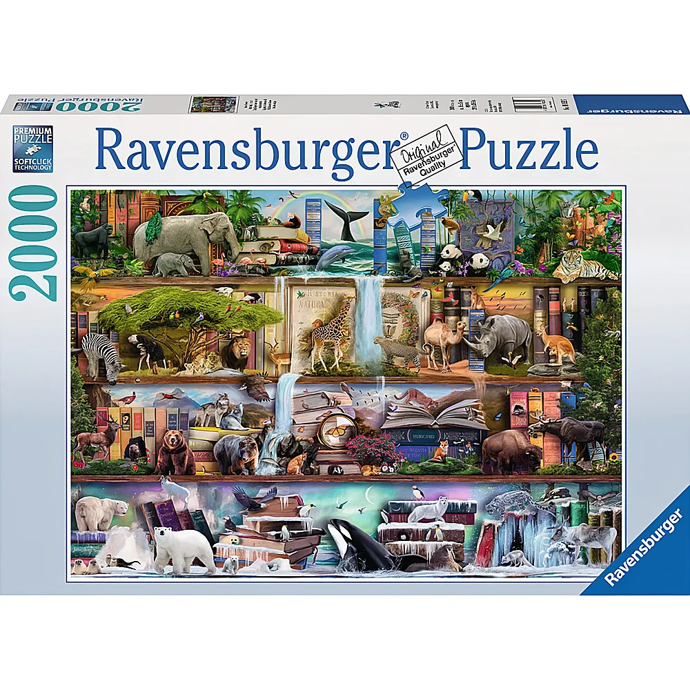 Ravensburger Puzzle Grossartige Tierwelt 2000Teile