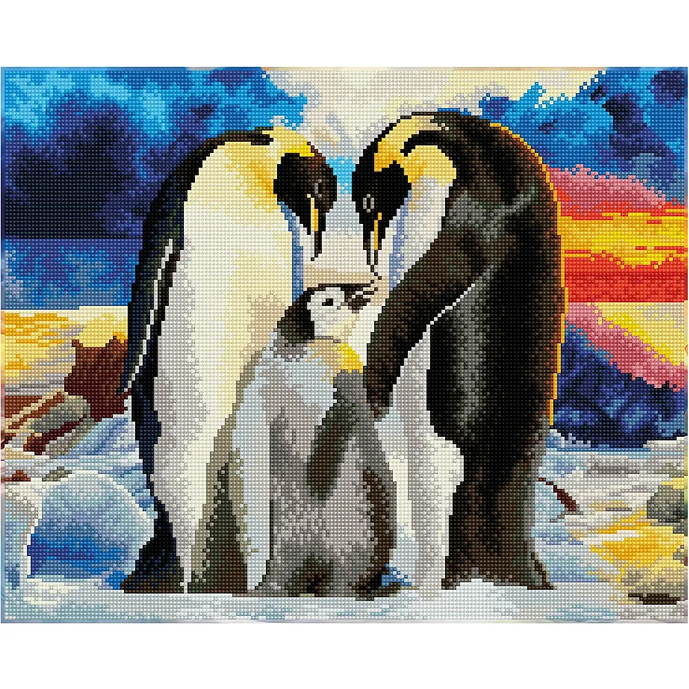 Diamond Dotz Pinguin Familie