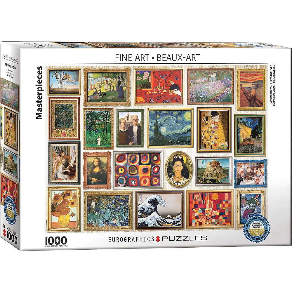 Eurographics Puzzle Kunstcollage - 1000 Teile