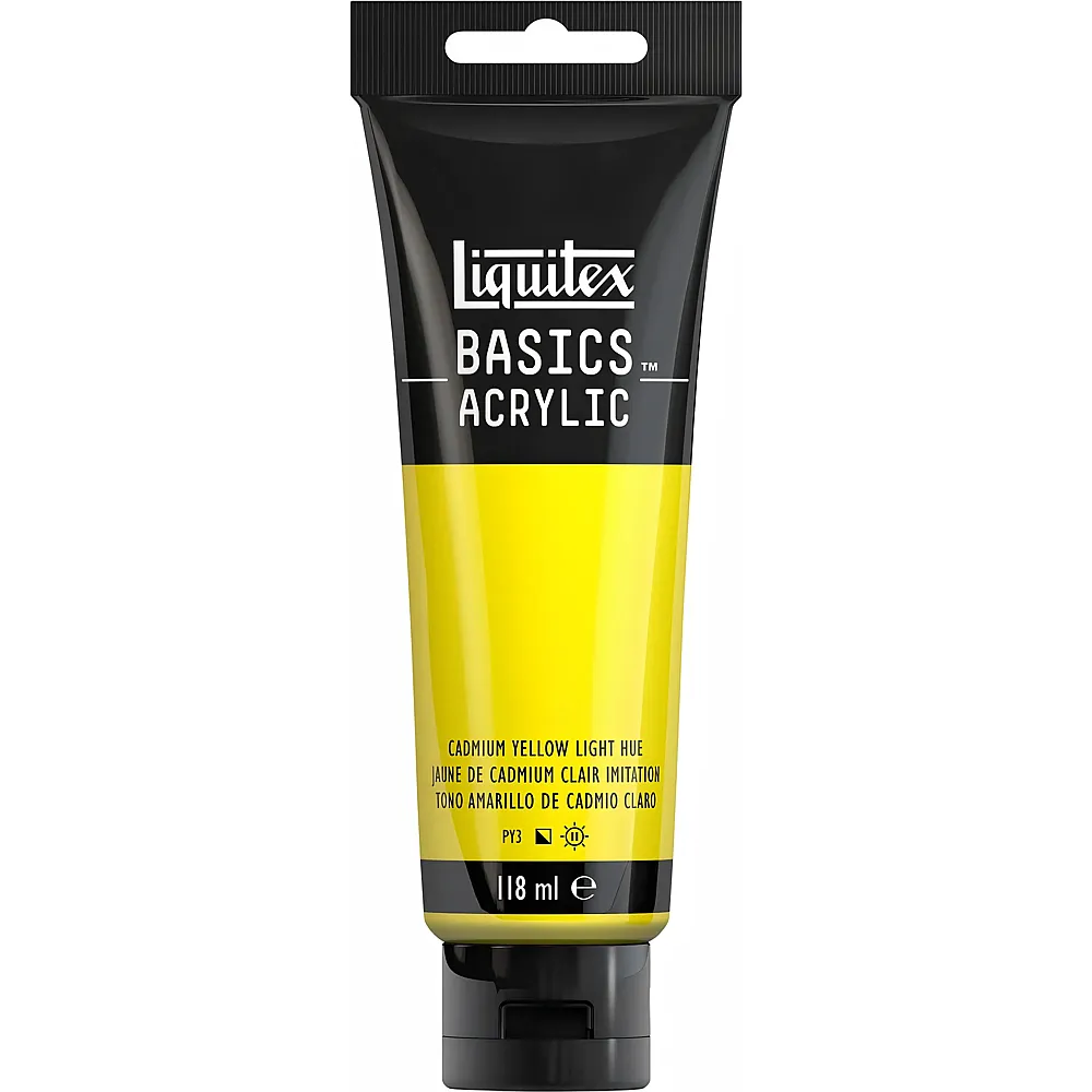 Liquitex Lqx Basics Acrylfarbe 118ml Tube Kadmiumgelfb Hell Farbton - Suche