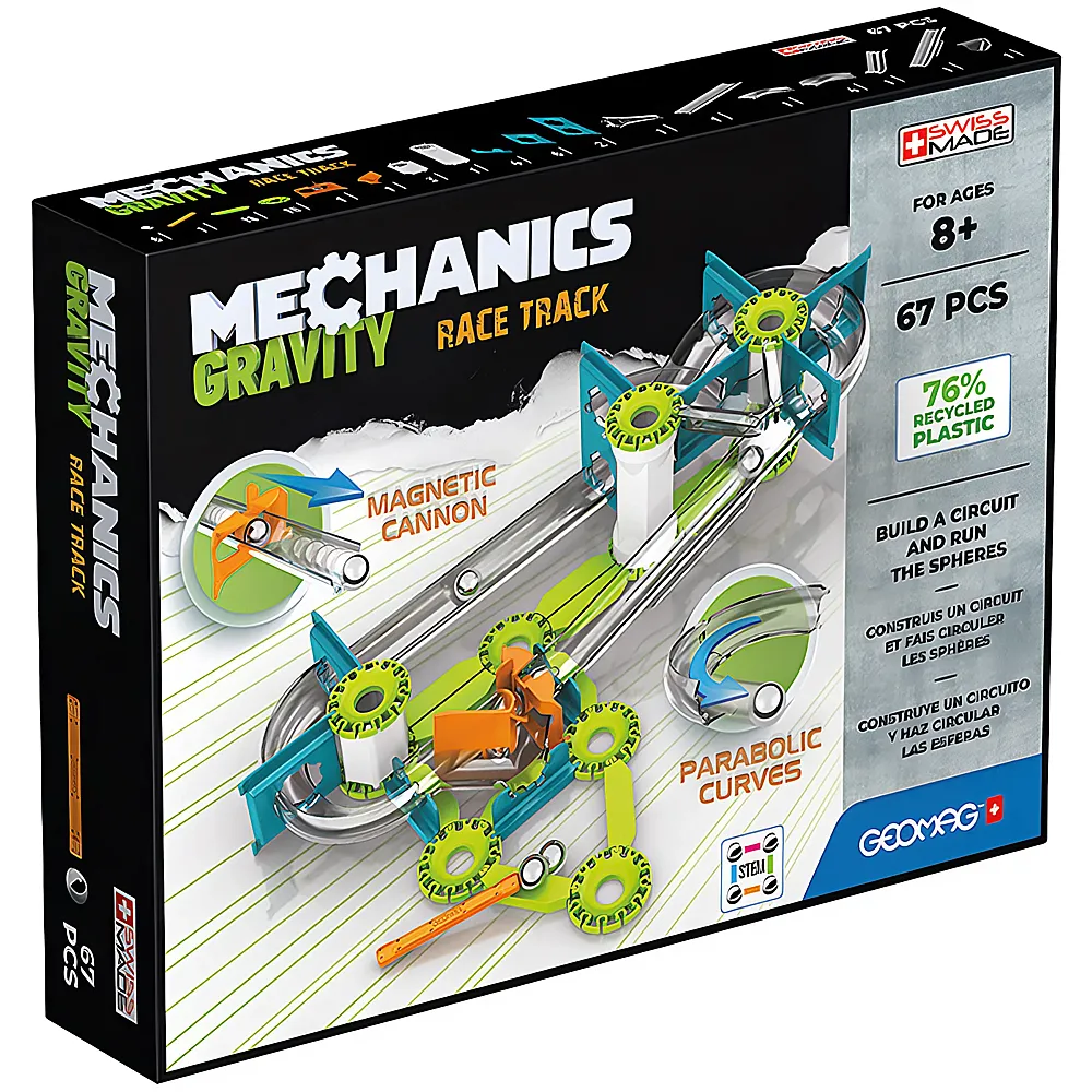Geomag Mechanics Gravity Race Track 67Teile